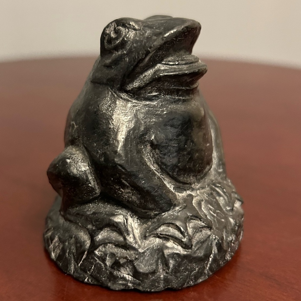 A Wolf Original Frog Soap Stone Carving